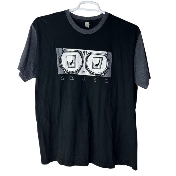 Vintage Y2K Johnny Homicidal Maniac Squee Shirt Mens XL Black Jhonen Vasquez - Picture 1 of 6